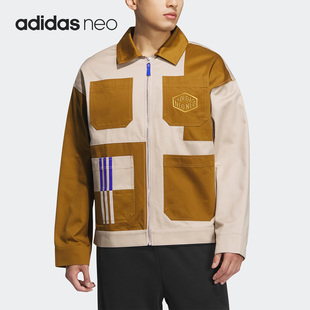 neo新款 男子休闲运动夹克外套IA6822 阿迪达斯正品 Adidas