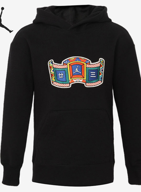 Nike/耐克正品JORDAN卫衣小童运动服2021春新款套头衫JD2112021PS