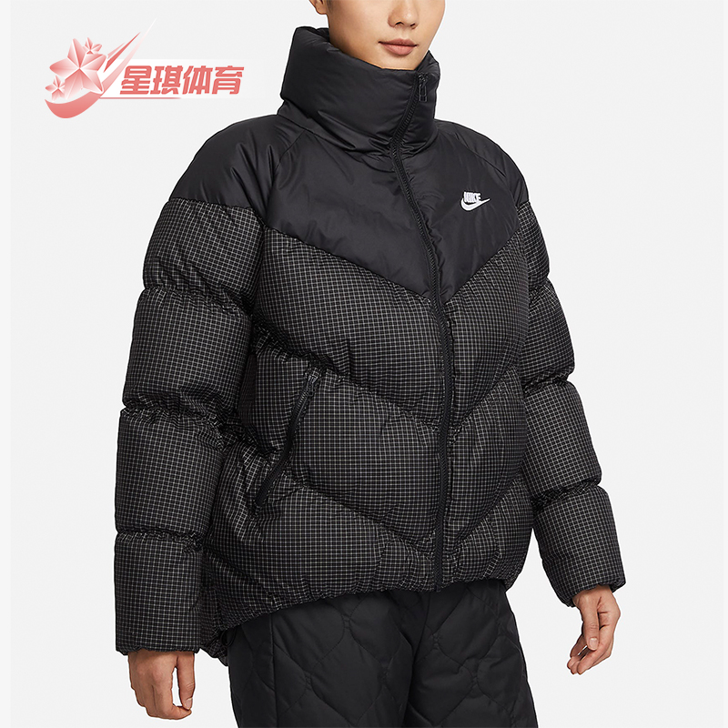 耐克正品女子防风保暖羽绒服