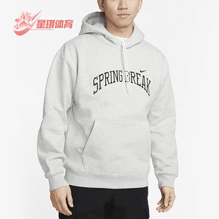 男女加绒运动印花连帽卫衣DV9051 Nike 新款 春季 050 耐克正品