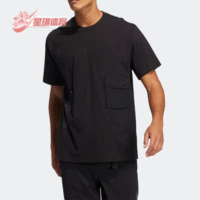 阿迪达斯正品男子运动T恤