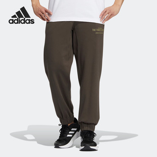 新款 Adidas 阿迪达斯正品 冬季 IB2767 男子运动宽松透气针织长裤