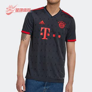 Adidas FCB JSY拜仁慕尼黑足球透气男子球衣H39907 阿迪达斯正品