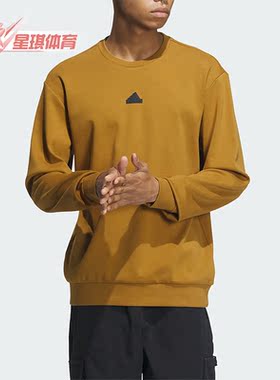 Adidas/阿迪达斯正品新款男子简约时尚套头运动卫衣IP4962