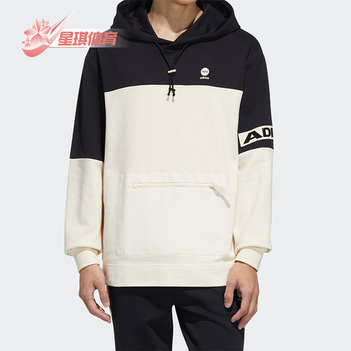 阿迪达斯春季男女休闲连帽卫衣