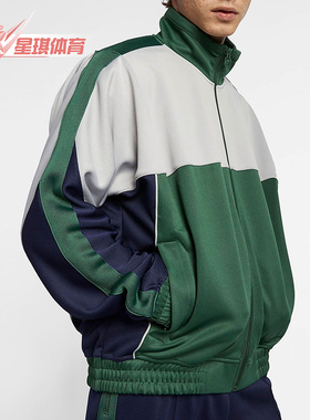 Nike/耐克正品新款男女同款宽松复古运动立领夹克外套AQ4456-323