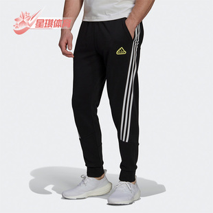 春季 阿迪达斯正品 HU0256 休闲男子运动针织长裤 Adidas