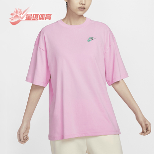 T恤HJ9427 Nike 柔软宽松短袖 Sportswear女士时尚 662 耐克正品