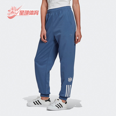 阿迪达斯三叶草休闲女子束口长裤