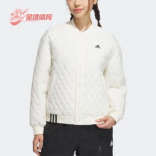 女子防风保暖运动棉服IK7630 新款 Adidas 阿迪达斯正品