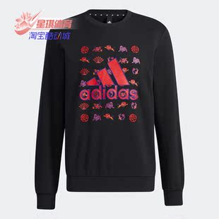 男子训练运动套头卫衣 Adidas 新款 春季 GR2125 阿迪达斯正品