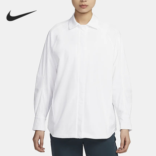 女士简约休闲翻领拉链外套FN2780 Nike 新款 春季 100 耐克正品