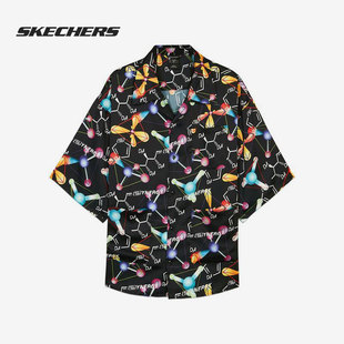 Skechers/斯凯奇正品D-Antidote联名系列夏季男款短袖L221M187