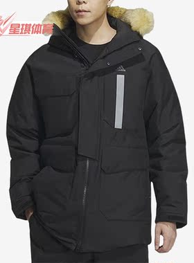 Adidas/阿迪达斯正品新款男子防风保暖休闲羽绒服IS0366