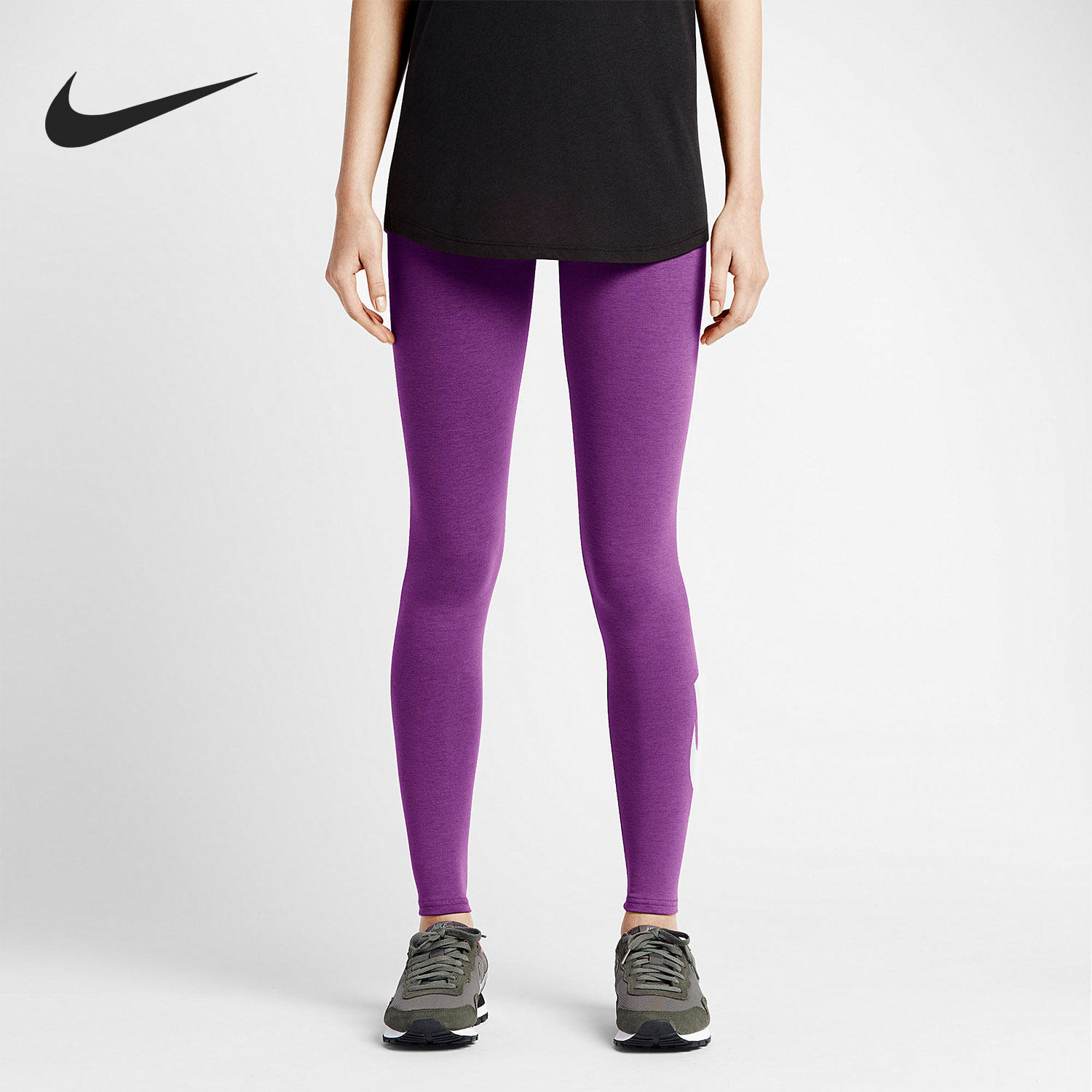 Nike/耐克正品新款运动跑步健身女子紧身长裤 615050-550