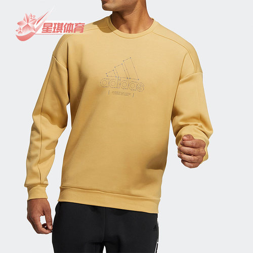 阿迪达斯秋男子休闲宽松圆领卫衣