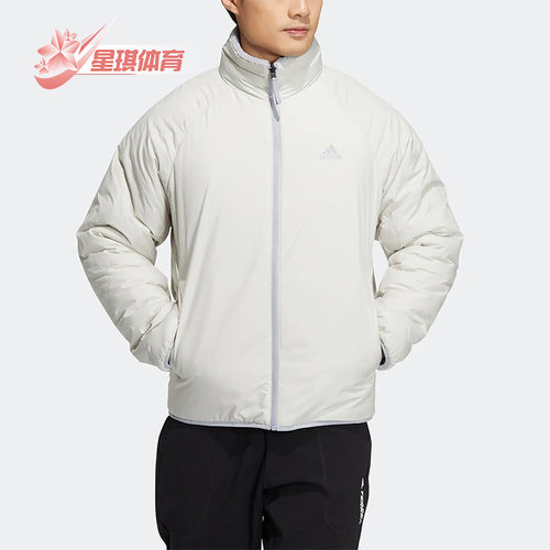 阿迪达斯双面穿男女户外夹棉外套