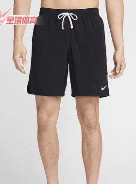 Nike/耐克正品Swim男士系带宽松休闲透气梭织沙滩短裤FZ6259-010