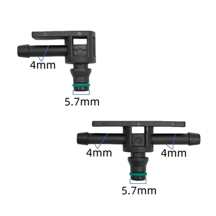 迷你小二通三通柴油回油管小接头L型二通T型三通燃油管快速转接头