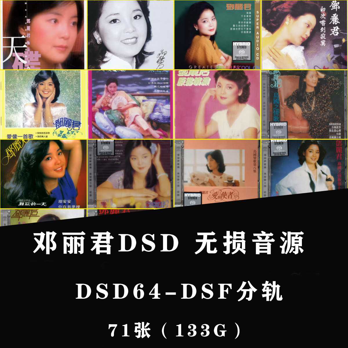 邓丽君 Teresa Teng SACD合集DSD-DSF分轨精校 71张SACD合集HIRES