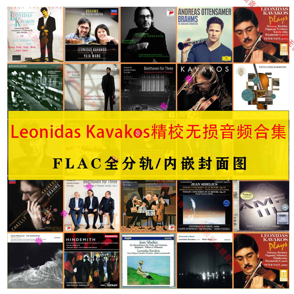 莱昂尼达斯 卡瓦科斯Leonidas Kavakos精校27张分轨FLAC合集HIRES
