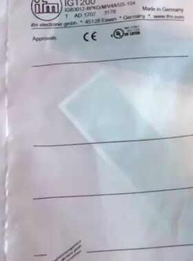 IFM IGT200  易福门接近传感器 IGB3012-B议价