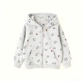 韩国女童加绒卫衣外套儿童女孩2025秋冬秋冬装 女大童加绒加厚上衣