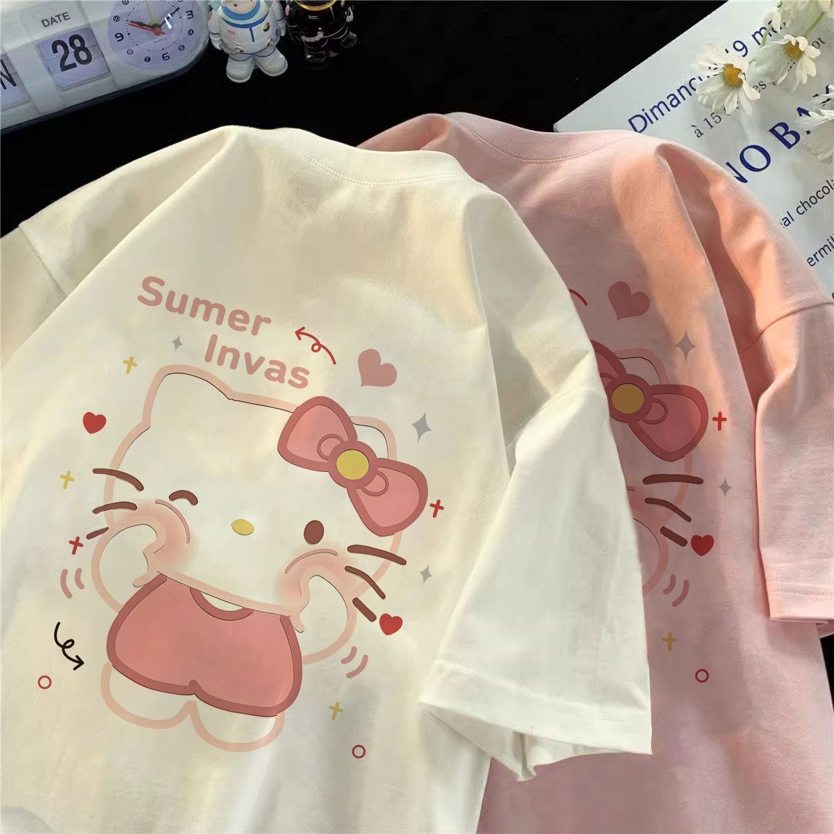 女童凯蒂猫短袖T恤可爱ins风