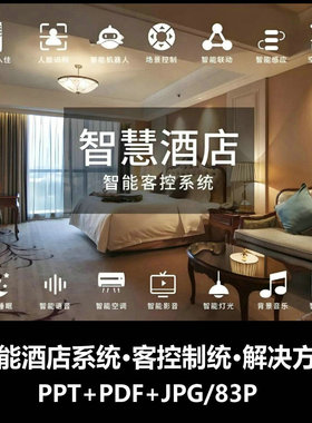 f742酒店智能化解决方案智慧系统客控系统PPT设计方案文档