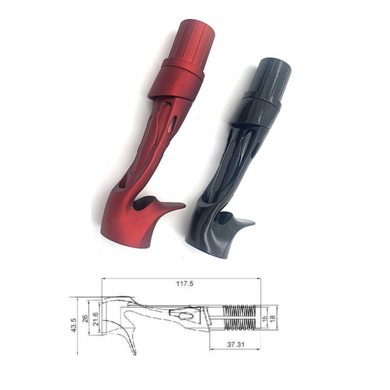 改竿轮座路亚手把diy路亚
