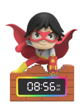 RYAN'S WORLD七彩跑马灯多功能蓝牙音箱时钟闹钟公仔摆件蓝牙音响