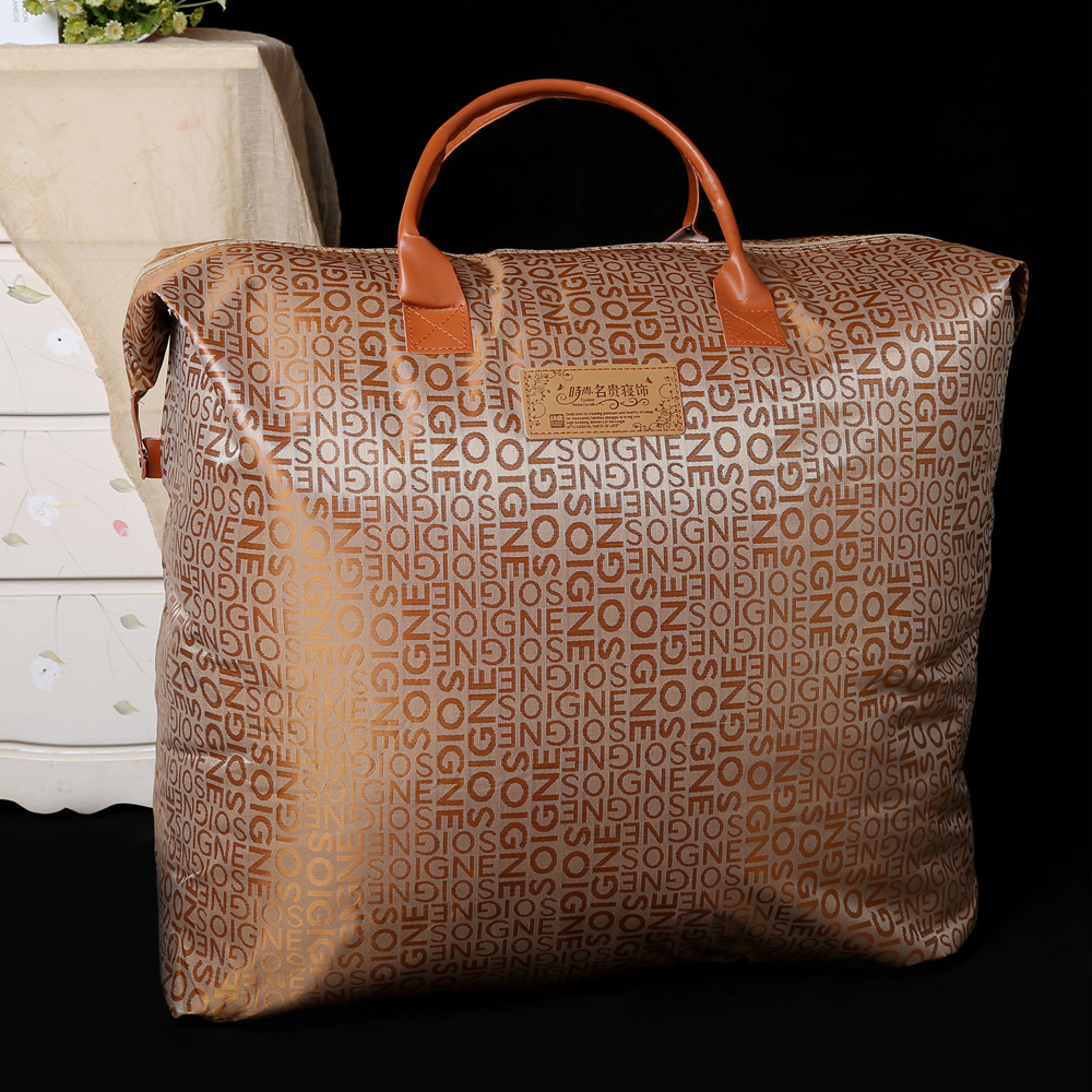 蚕丝被手提袋羽绒被结婚婚庆被子包装皮包防潮牛津布双层包装袋子