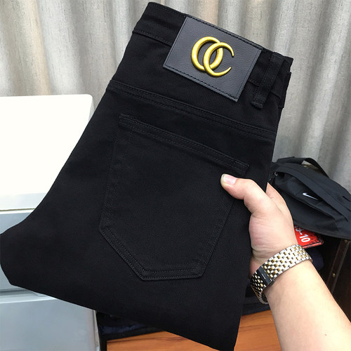 秋冬季厚款中年商务休闲直筒裤