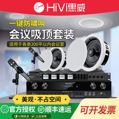 惠威吸顶会议音箱套装中小型