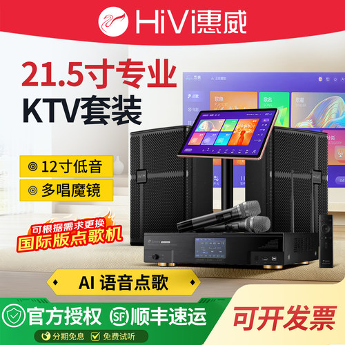 hivi惠威专业音箱ktv套装家用K歌