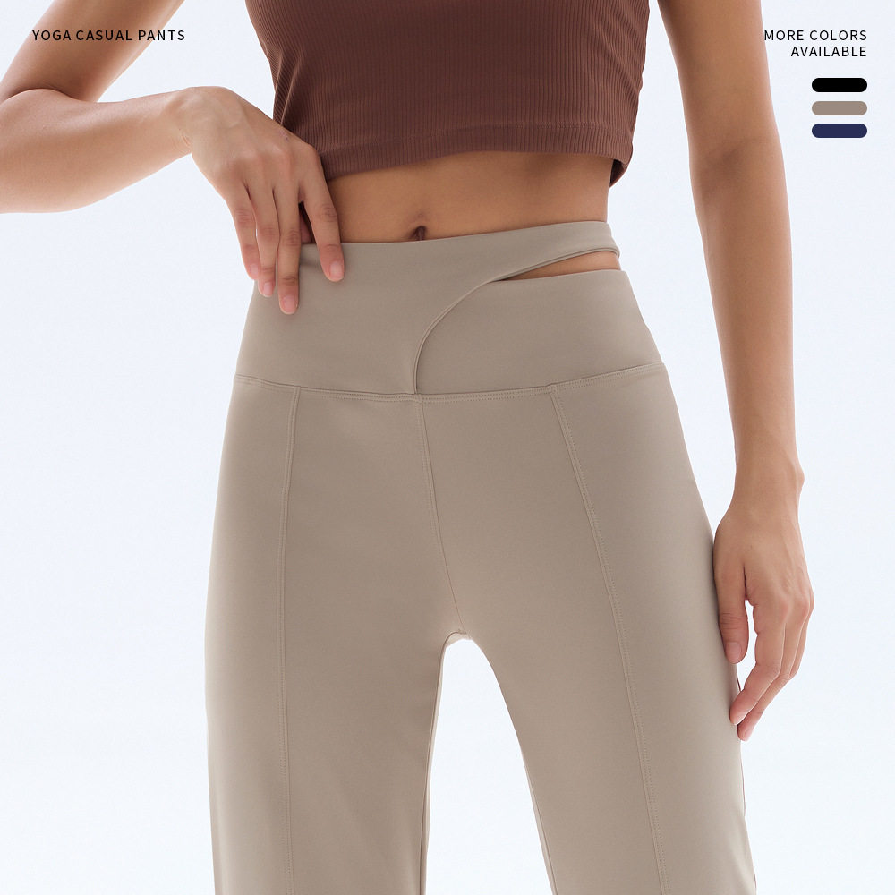 瑜伽阔腿裤女裸感高腰直筒裤休闲舞蹈裤速干健身运动长裤春夏新品,运动/瑜伽/健身/球迷用品,瑜伽长裤,淘宝优惠券,粉丝福利购,淘宝优惠卷