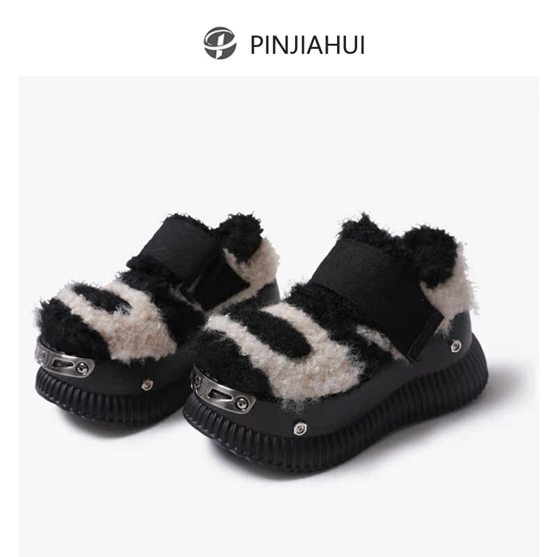 亚文化松糕鞋金属朋克大头鞋女鞋