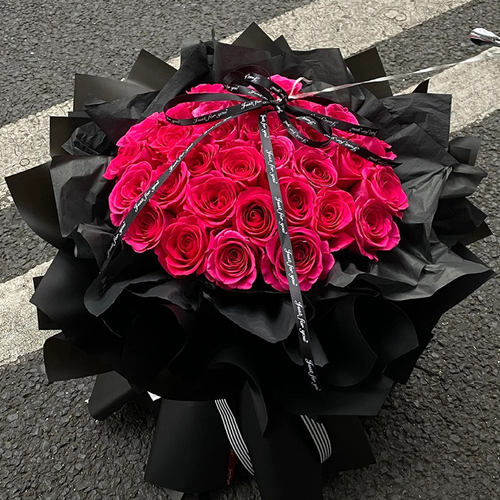 99朵弗洛伊德玫瑰苏菲泡泡花束配送生日鲜花速递同城上海北京店