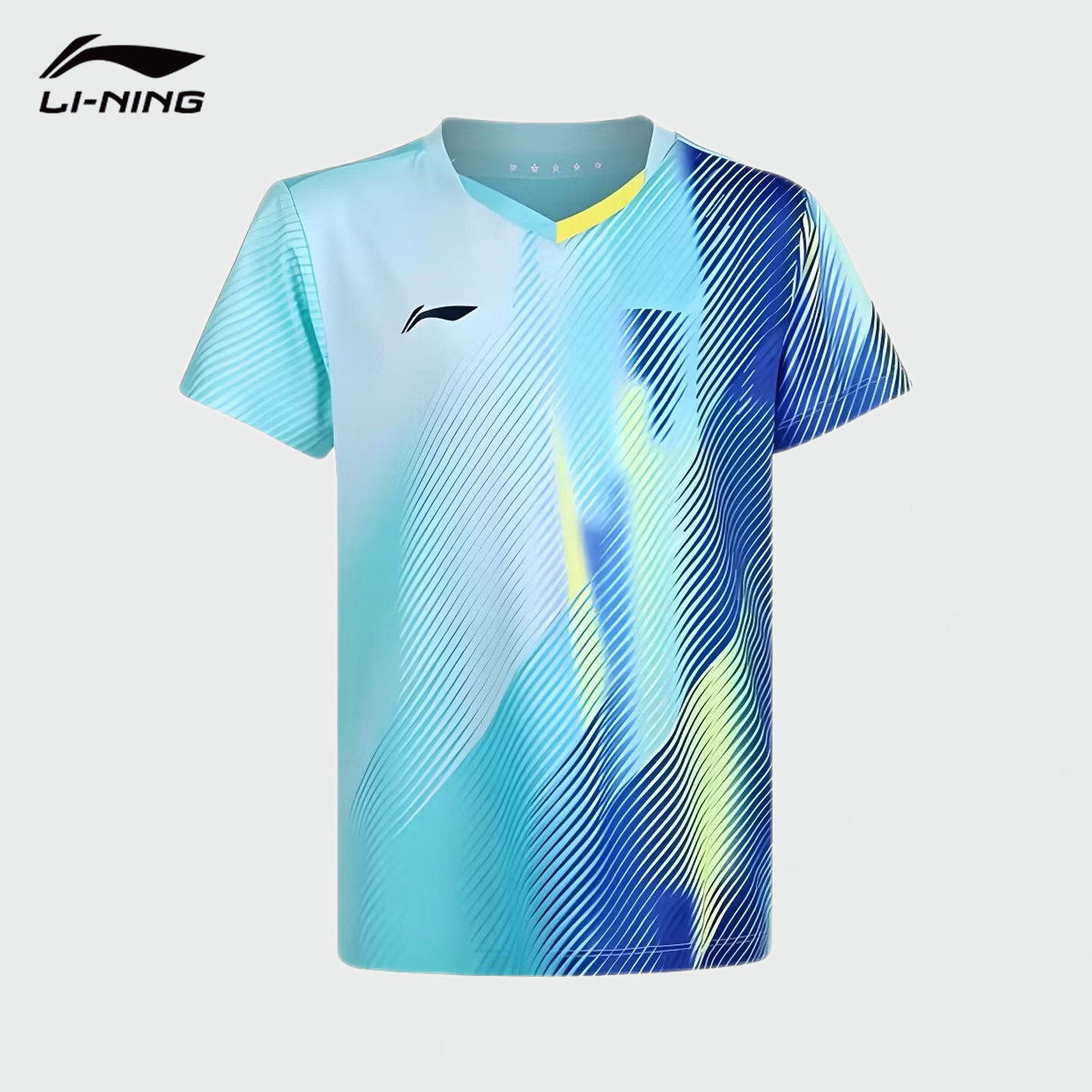 李宁儿童乒乓球服2026春夏新款男童女童短袖T恤乒乓球训练运动服