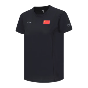 李宁国旗款短袖T恤2026夏季新款荣耀系列男女款速干透气薄款短袖