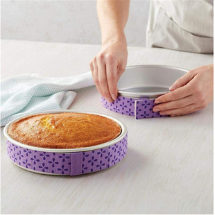 蛋糕烘烤辅助均匀受热烤盘保护绑带布条防变形bake even strips