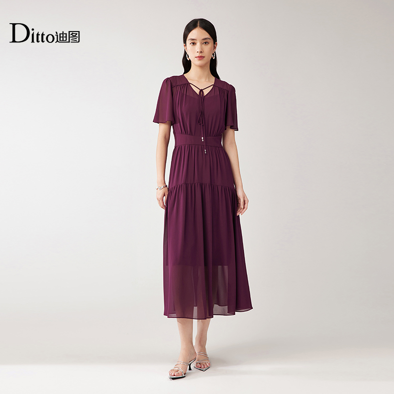 Ditto/迪图2025秋季新款连衣裙