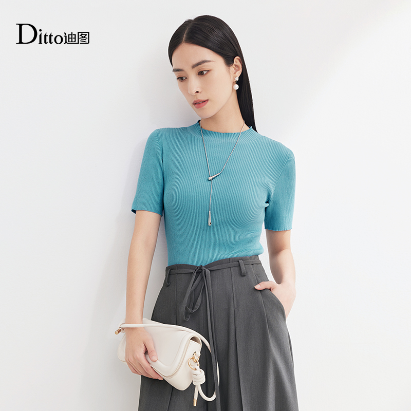 Ditto/迪图2025秋季新款毛针织衫
