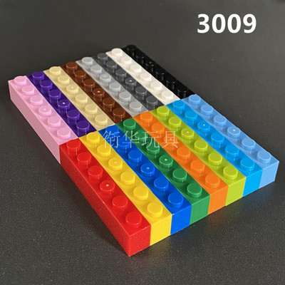 小颗粒积木配件1x6基础砖3009