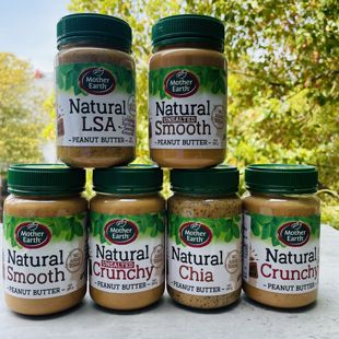 mother earth natural crunchy新西兰妈妈农场花生酱含奇亚籽