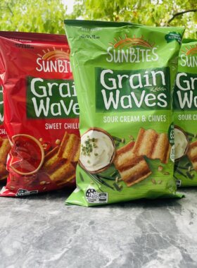 澳大利亚酸奶甜辣味波浪形谷物片