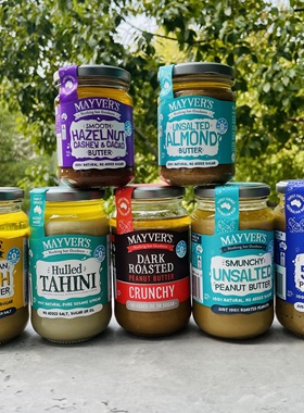 MAYVER'S 麦富氏花生酱澳大利亚进口无添加香滑颗粒peanut butter