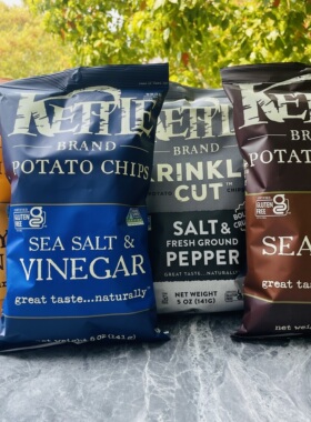 KETTLE美国可特薯片海盐胡椒味/海盐味/蜂蜜芥末/盐醋味141g