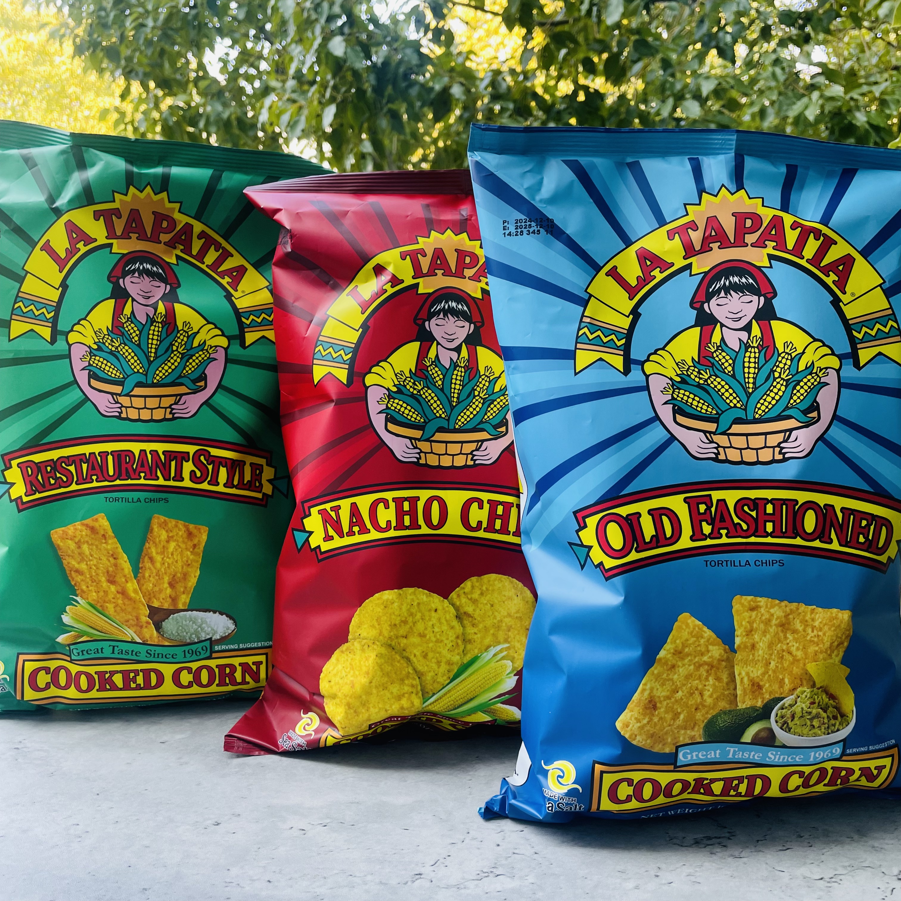 LA TAPATIA优佳墨西哥少女玉米片美国进口薯片传统原味休闲零食