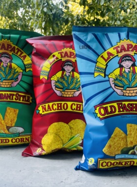 LA TAPATIA优佳墨西哥少女玉米片美国进口薯片传统原味休闲零食